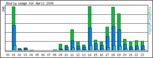 Hourly usage