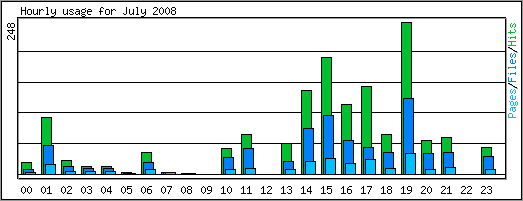 Hourly usage