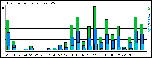 Hourly usage