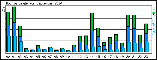 Hourly usage