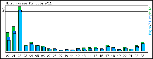 Hourly usage