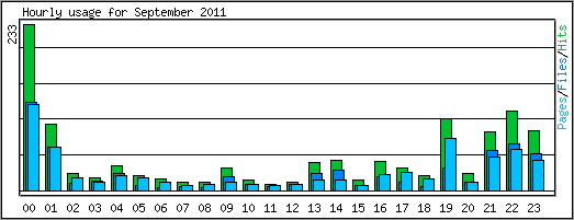 Hourly usage