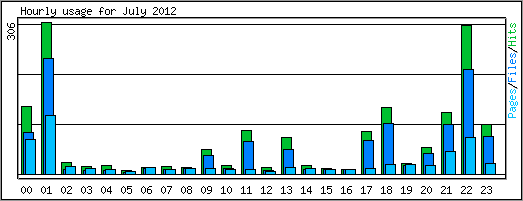 Hourly usage