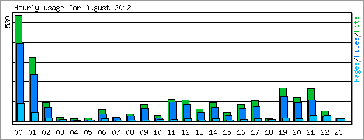 Hourly usage