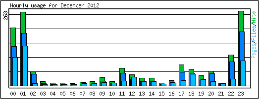 Hourly usage