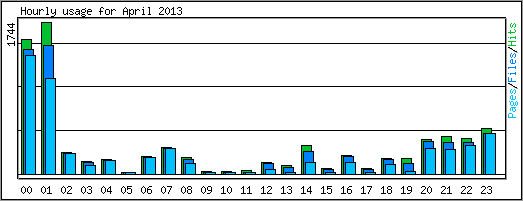 Hourly usage