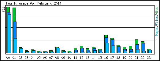 Hourly usage